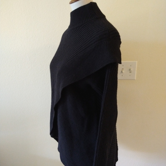 NWT Halogen Faux Wrap Cashmere Blend Sweater - Picture 5 of 12